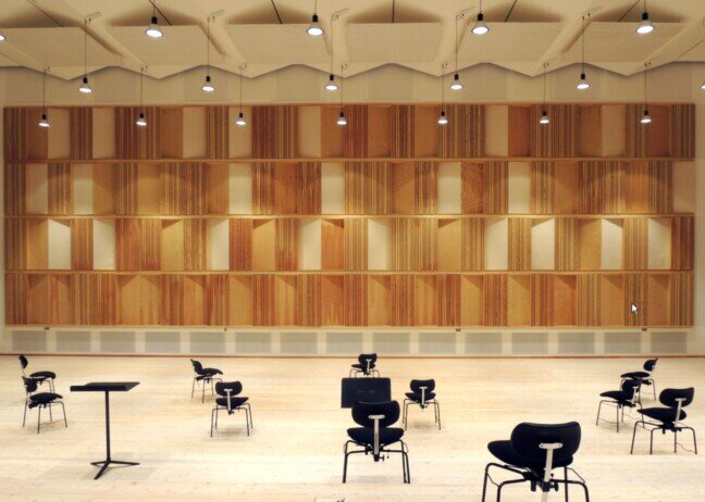 Zkušebna orchestru ve Státní opeře Hannover